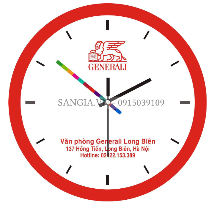 MẪU ĐỒNG HỒ IN LOGO GENARALI GIÁ RẺ