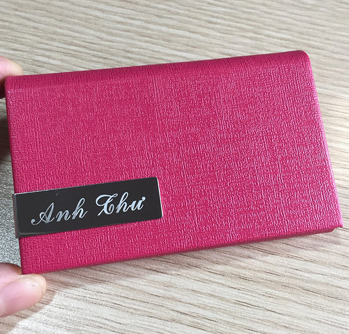 MẪU VÍ ĐỰNG NAME CARD NỮ IN TÊN