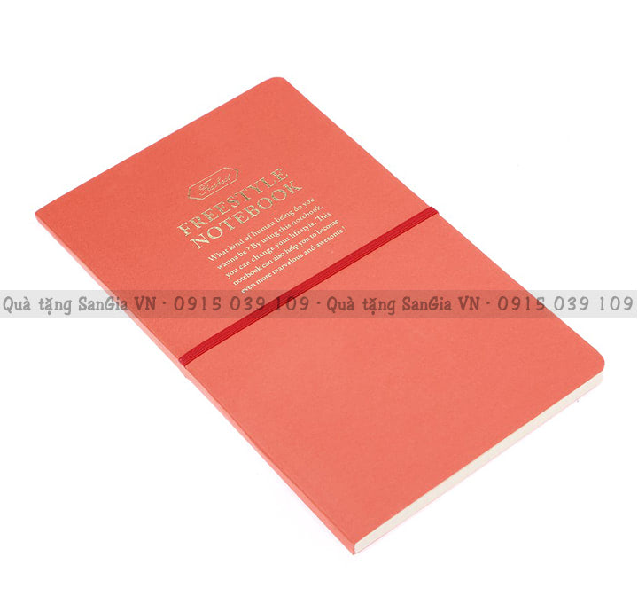 MẪU SỔ DA ĐẸP IN ÉP KIM LOGO NOTE BOOK