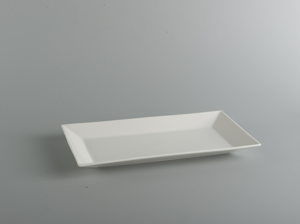 DĨA CHỮ NHẬT LÁ 33X18cm DAISY LYS LY'S HORECA