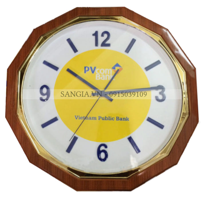 MẪU ĐỒNG HỒ IN LOGO PVCOM BANK CAO CẤP