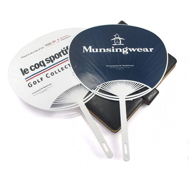 MẪU QUẠT NHỰA QUẢNG CÁO IN LOGO HSBC