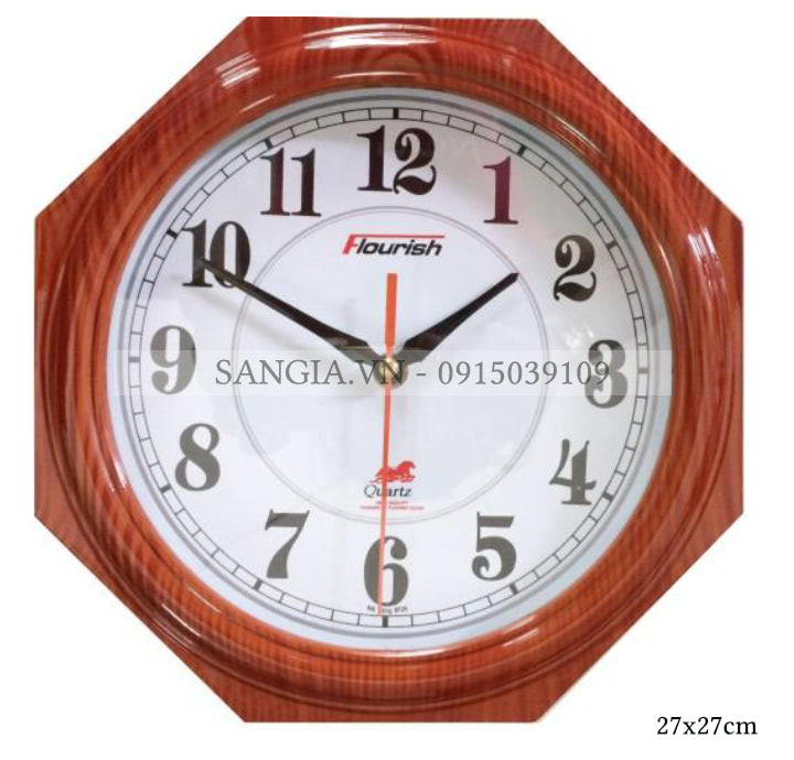 MẪU ĐỒNG HỒ BÁT GIÁC GIẢ GỖ ĐƠN GIẢN