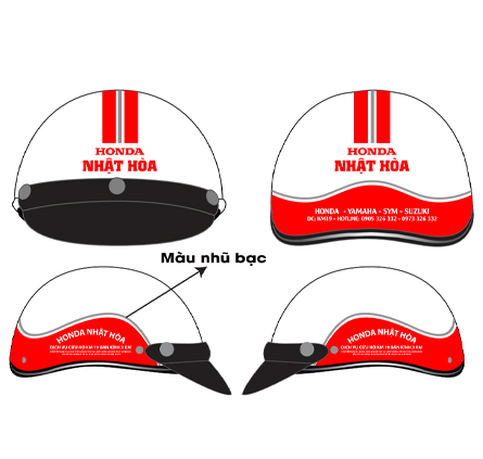 MŨ BẢO HIỂM NỮA ĐẦU GIẢ DA