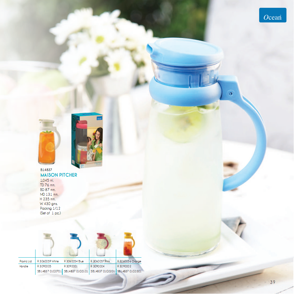 BÌNH MAISON TRƠN 1045ML OCEAN