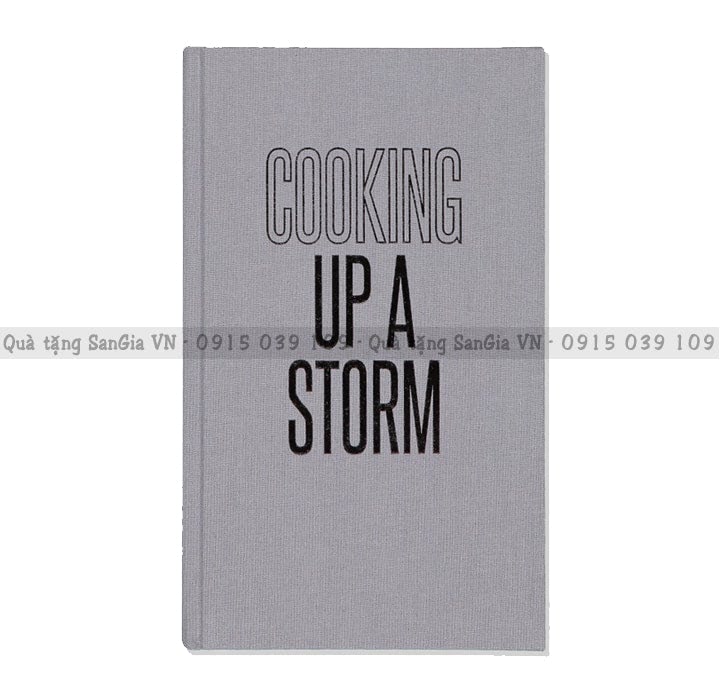 MẪU SỔ QUÀ TẶNG QUẢNG CÁO A6 IN HÌNH ẢNH LOGO COOKING