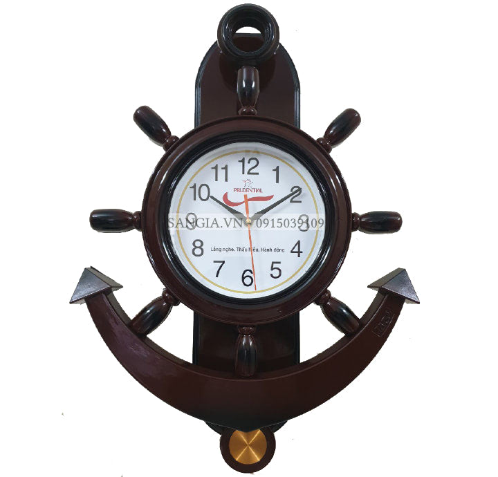 MẪU ĐỒNG HỒ TREO TƯỜNG KIỂU MỎ NEO BẰNG GỖ