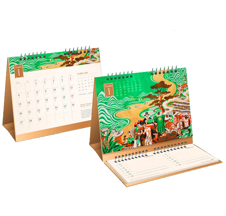 MẪU LỊCH ĐỂ BÀN ĐẸP GIÁ RẺ