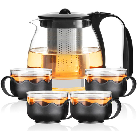 BỘ ẤM PHA TRÀ THỦY TINH TRONG SUỐT GIÁ SIÊU TỐT