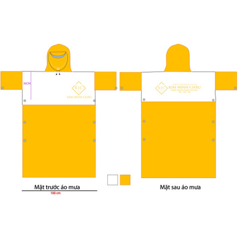 ÁO MƯA QUÀ TẶNG KIM MINH CHÂU