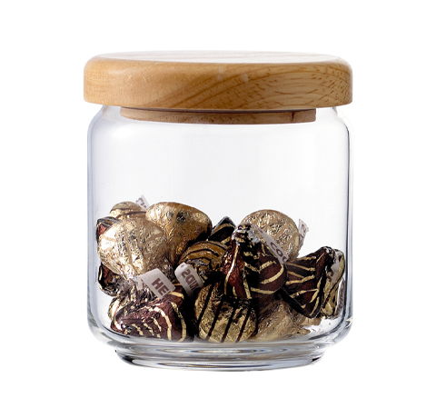 LỐ HŨ POP JAR NẮP GỖ 500ml OCEAN