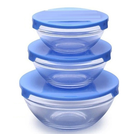 BỘ 3 THỐ THỦY TINH ĐỰNG THỰC PHẨM SIÊU TIỆN LỢI