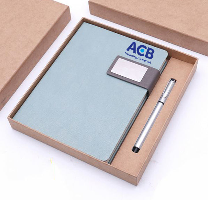 MẪU BỘ QUÀ TẶNG HỌC SINH IN LOGO NGÂN HÀNG ACB