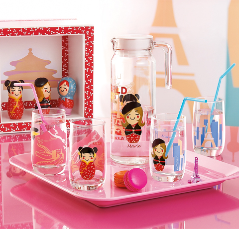 BỘ BÌNH LY THỦY TINH LUMINARC 5 MÓN ROTTERDAM LUM WORLD H5673