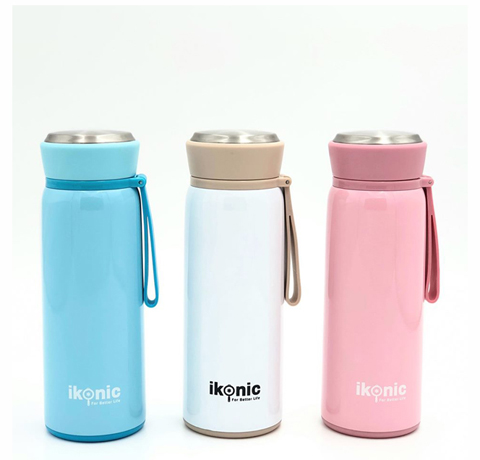 QUÀ TẶNG KHUYẾN MÃI MẪU BÌNH GIỮ NHIỆT 460ml (TRẮNG)