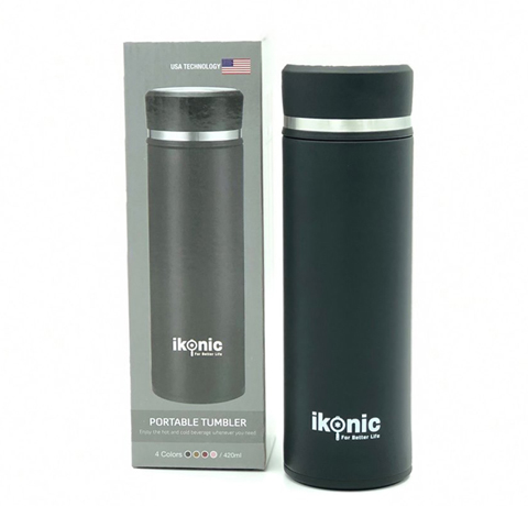 QUÀ TẶNG BẢO HIỂM MẪU BÌNH GIỮ NHIỆT 420ml (ĐEN)