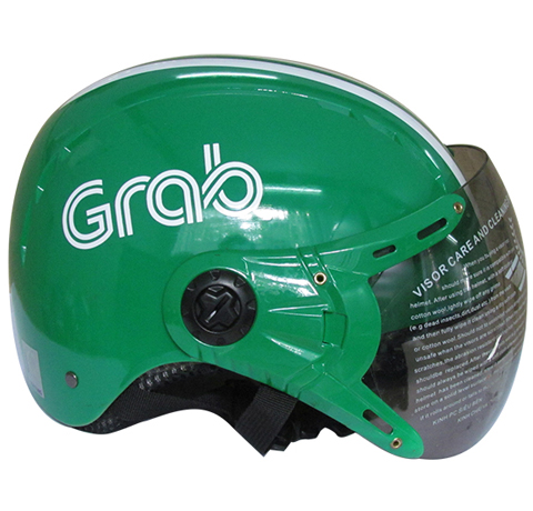 NÓN BẢO HIỂM QUẢNG CÁO GRAB BIKE