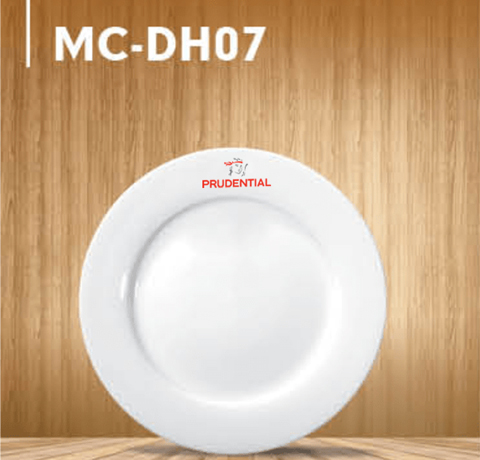 ĐĨA SỨ TRẮNG MINH CHÂU 18cm LÀM QUÀ TẶNG KHÁCH HÀNG