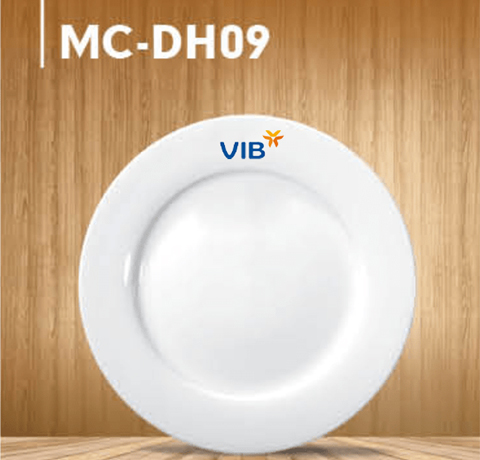 ĐĨA TRÒN MINH CHÂU 22cm LÀM QUÀ TẶNG QUẢNG CÁO