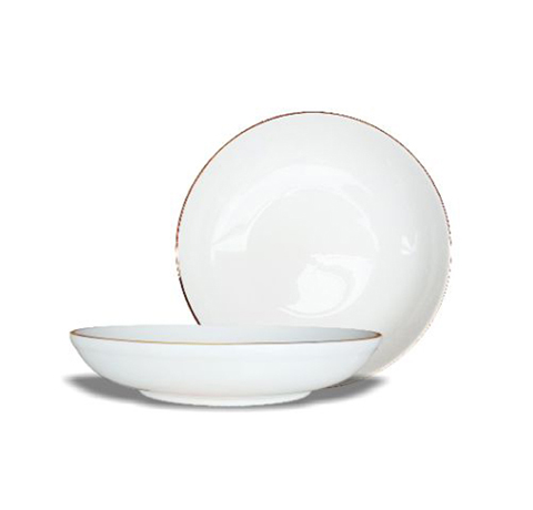 DĨA TRÒN KIỂU HÀNG QUỐC 22cm MINH CHÂU MẠ VÀNG QUÀ TẶNG SỰ KIỆN