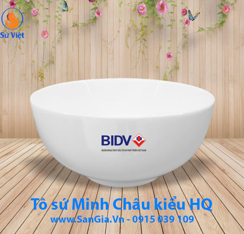 TÔ SỨ KIỂU HÀN QUỐC 20cm MINH CHÂU QUÀ TẶNG DOANH NGHIỆP