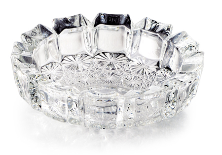 LỐ GẠT TÀN THỦY TINH LARGE 16CM OCEAN THÁI LAN