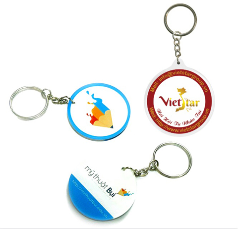 MẪU MÓC KHÓA TRÒN QUÀ TẶNG KHUYẾN MÃI GIÁ RẺ