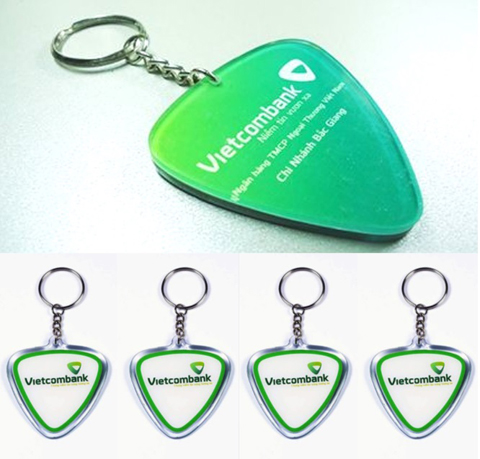 MẪU MÓC KHÓA QUÀ TẶNG DOANH NGHIỆP VIETCOMBANK