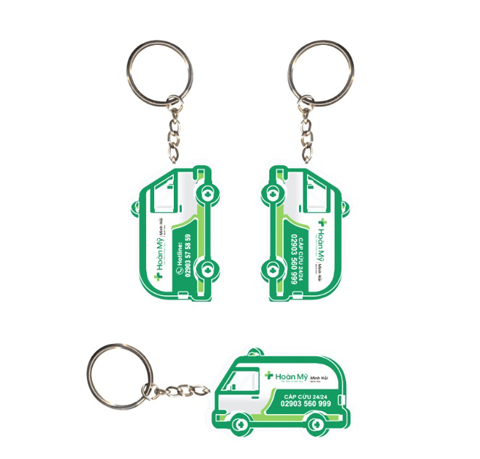 MẪU MÓC KHÓA QUÀ TẶNG BỆNH VIỆN HOÀN MỸ