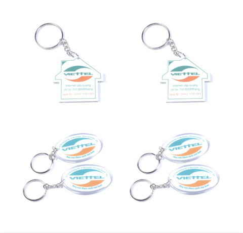 MẪU MÓC KHÓA QUÀ TẶNG KHÁCH HÀNG VIETTEL