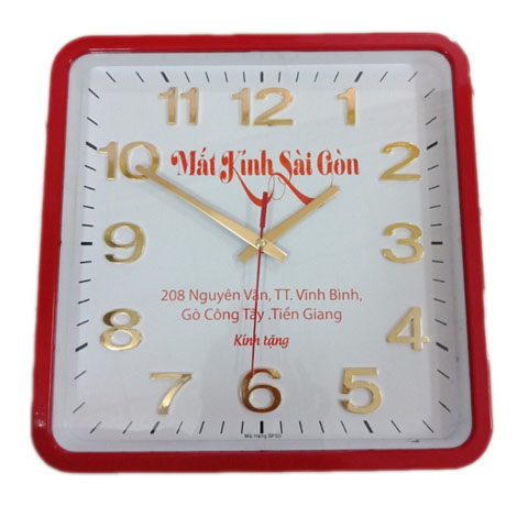 MẪU ĐỒNG HỒ VUÔNG 32CM