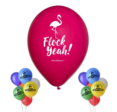 BÓNG BAY LOẠI LỚN IN LOGO 1 MÀU QUẢNG CÁO