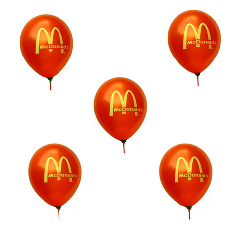 BONG BÓNG LỚN QUÀ TẶNG MCDONALDS 1 MÀU