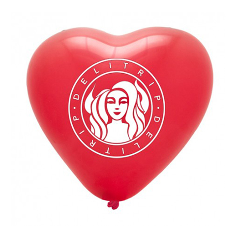 BONG BÓNG TIM IN LOGO QUẢNG CÁO 1 MÀU