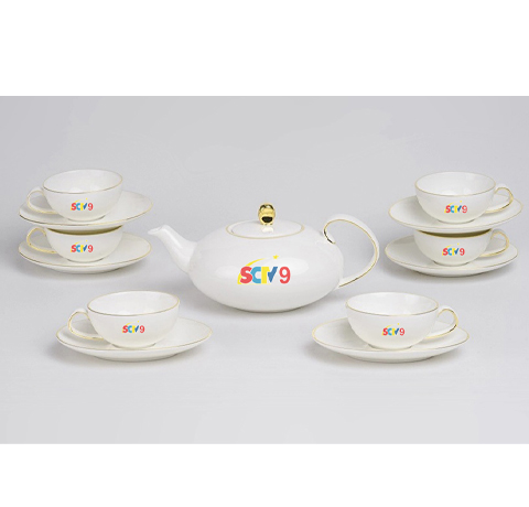 BỘ TRÀ 0.47L ANNA ELIP CHỈ VÀNG MINH LONG QUÀ TẶNG DOANH NGHIỆP