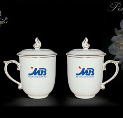 CA SỨ 0.3L MẪU ĐƠN CHỈ VÀNG MINH LONG QUÀ TẶNG CAO CẤP