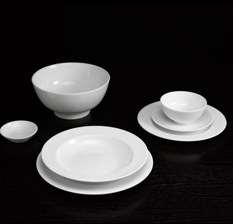 MẪU BỘ BÀN ĂN 35SP JASMINE MINH LONG IN LOGO