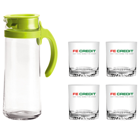 BỘ BÌNH 4 LY THÁI LAN QUÀ TẶNG DOANH NGHIỆP