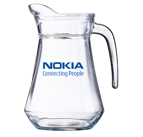 MẪU BÌNH NƯỚC THỦY TINH 1.3L LUMINARC PHÁP IN LOGO