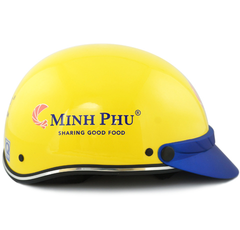 MẪU NÓN BẢO HIỂM PHỔ THÔNG IN LOGO