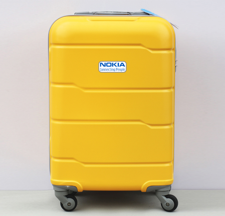 VALI QUÀ TẶNG GIÁ RẺ VÂN NGANG 20inch IN LOGO 1 MÀU