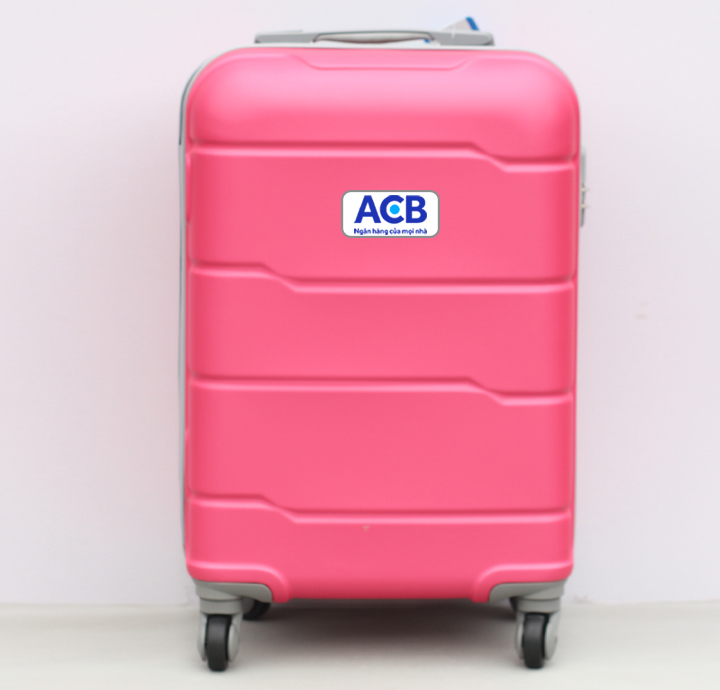 VALI KÉO GIÁ RẺ 24inch IN LOGO NGÂN HÀNG ACB