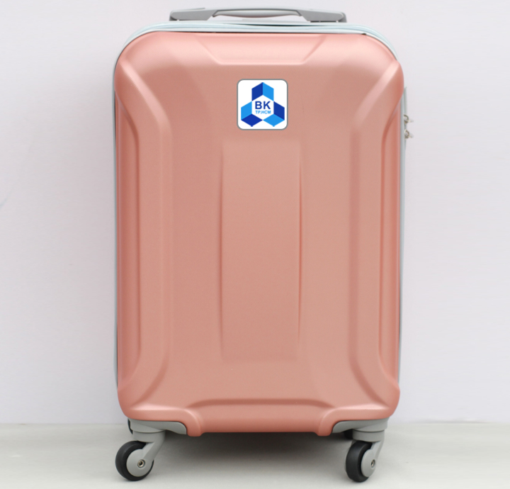 VALI KÉO GIÁ RẺ SỌC LỚN 24inch IN LOGO BÁCH KHOA