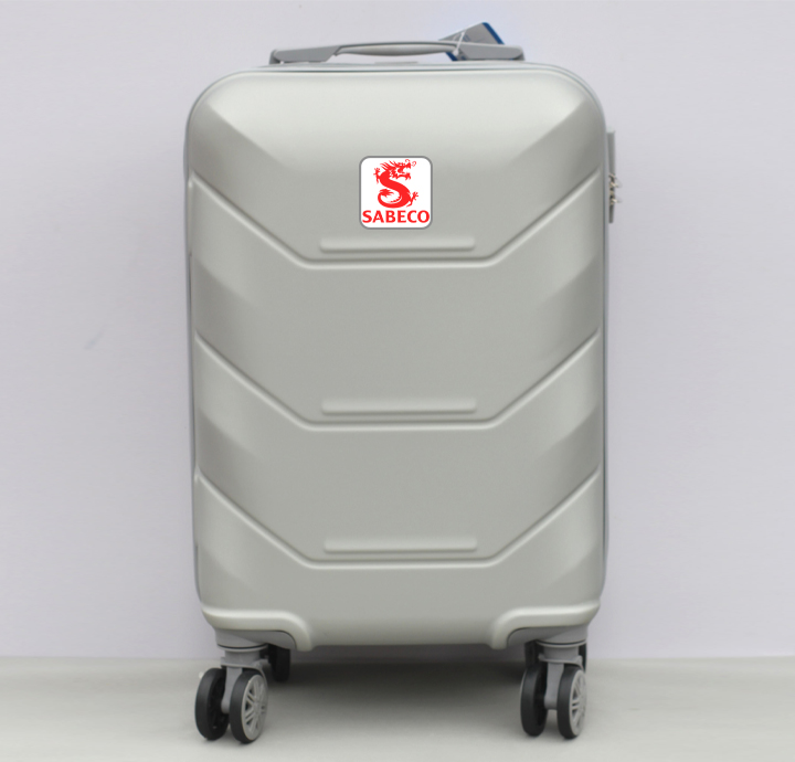 VALI QUẢNG CÁO VÂN CHỮ V XÁM 28inch IN LOGO BIA SÀI GÒN