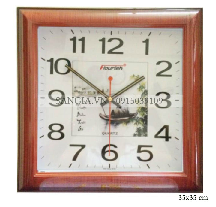 MẪU ĐỒNG HỒ VUÔNG IN HÌNH THEO YÊU CẦU