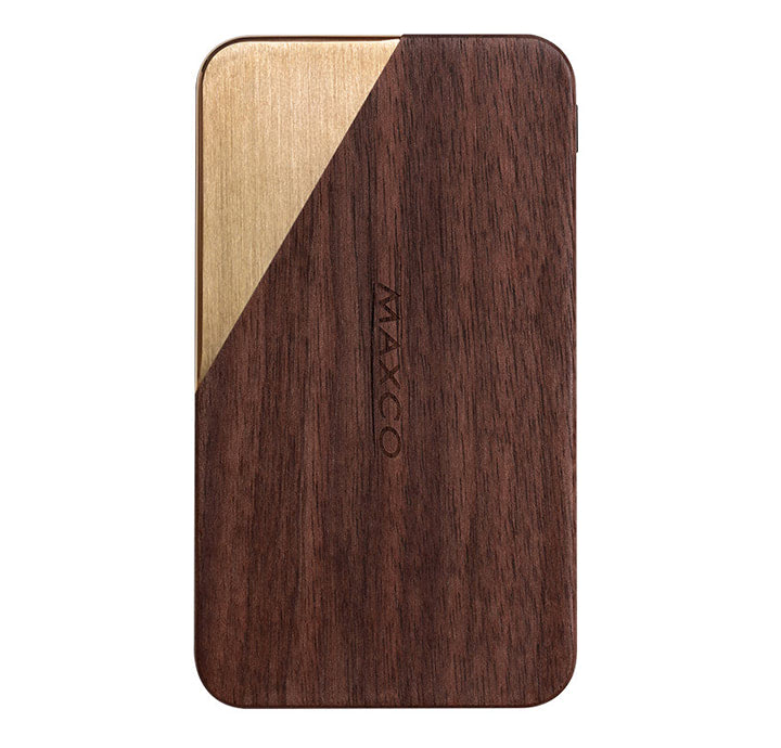 MẪU SẠC DỰ PHÒNG MINI BẰNG GỖ KHẮC LOGO MAXCO