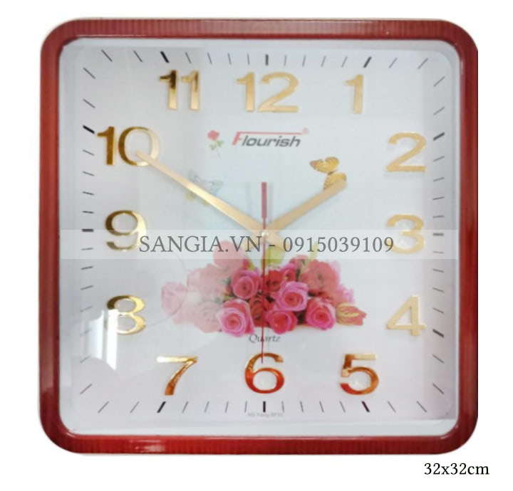 MẪU ĐỒNG HỒ SỐ MẠ VÀNG IN HÌNH CAO CẤP