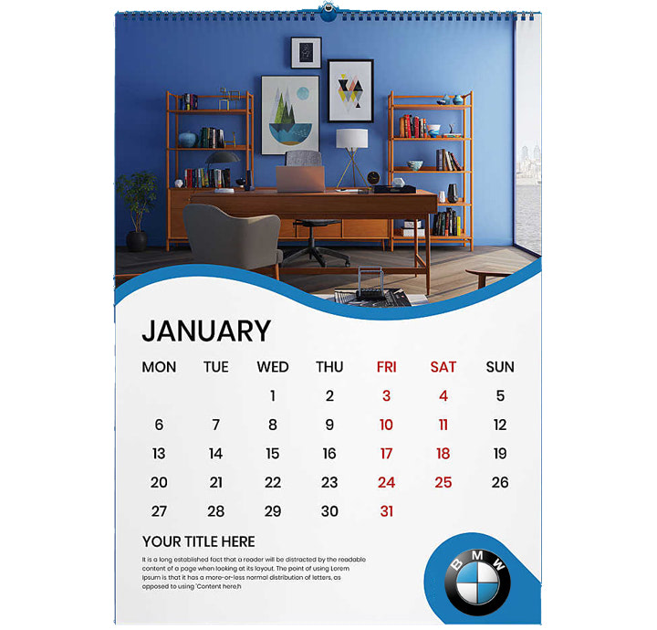 MẪU LỊCH TREO TƯỜNG GIÁ RẺ IN LOGO