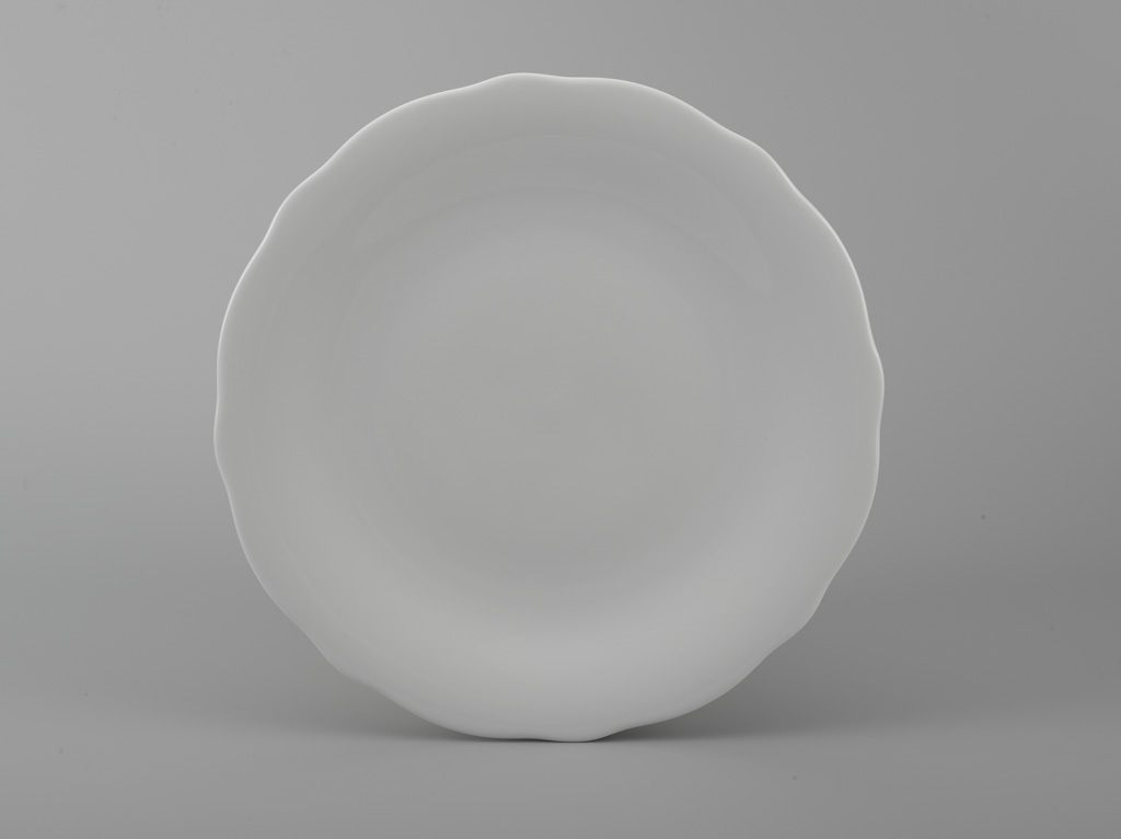 DĨA TRÒN 31cm MẪU ĐƠN TRẮNG MINH LONG