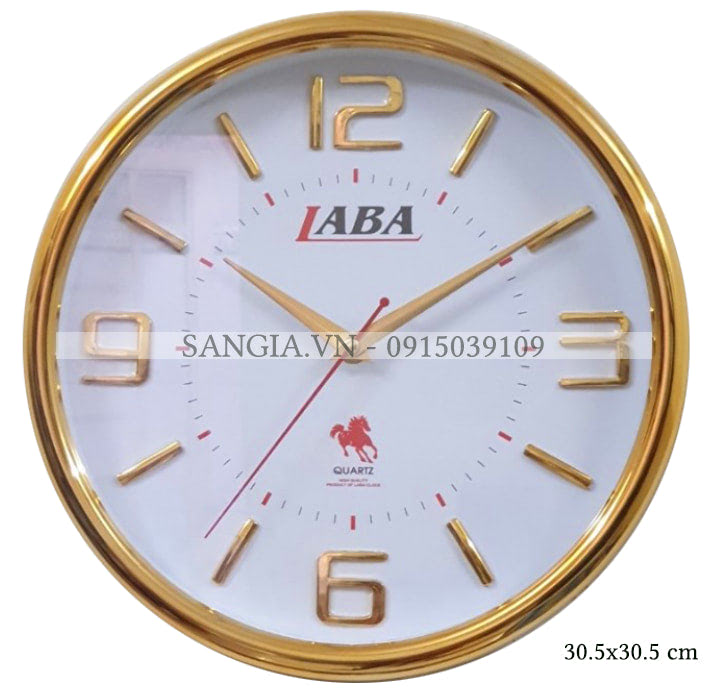 MẪU ĐỒNG HỒ MẠ VÀNG TRÒN 30.5CM CAO CẤP